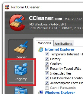 CCleaner Registry Tool